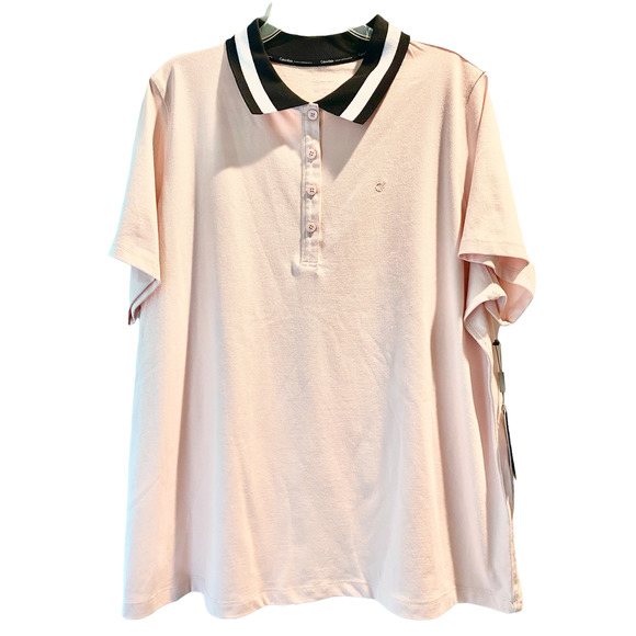 Calvin Klein Performance Pink Polo Mens Size 2X NWT - Picture 2 of 9